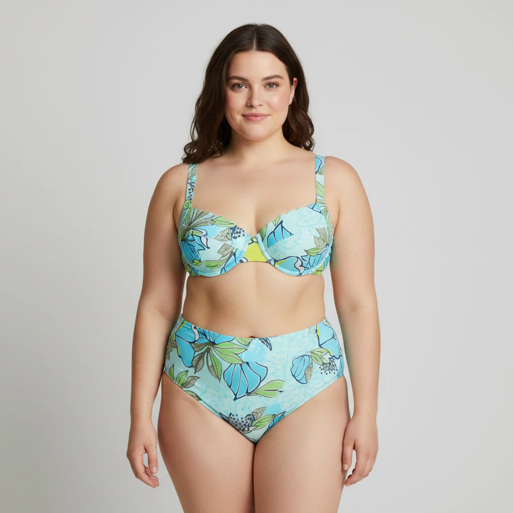Haut de maillot Darjeeling Bleu