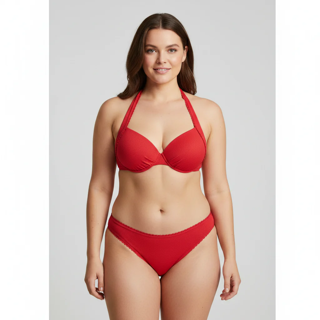 Haut de maillot Darjeeling Rouge