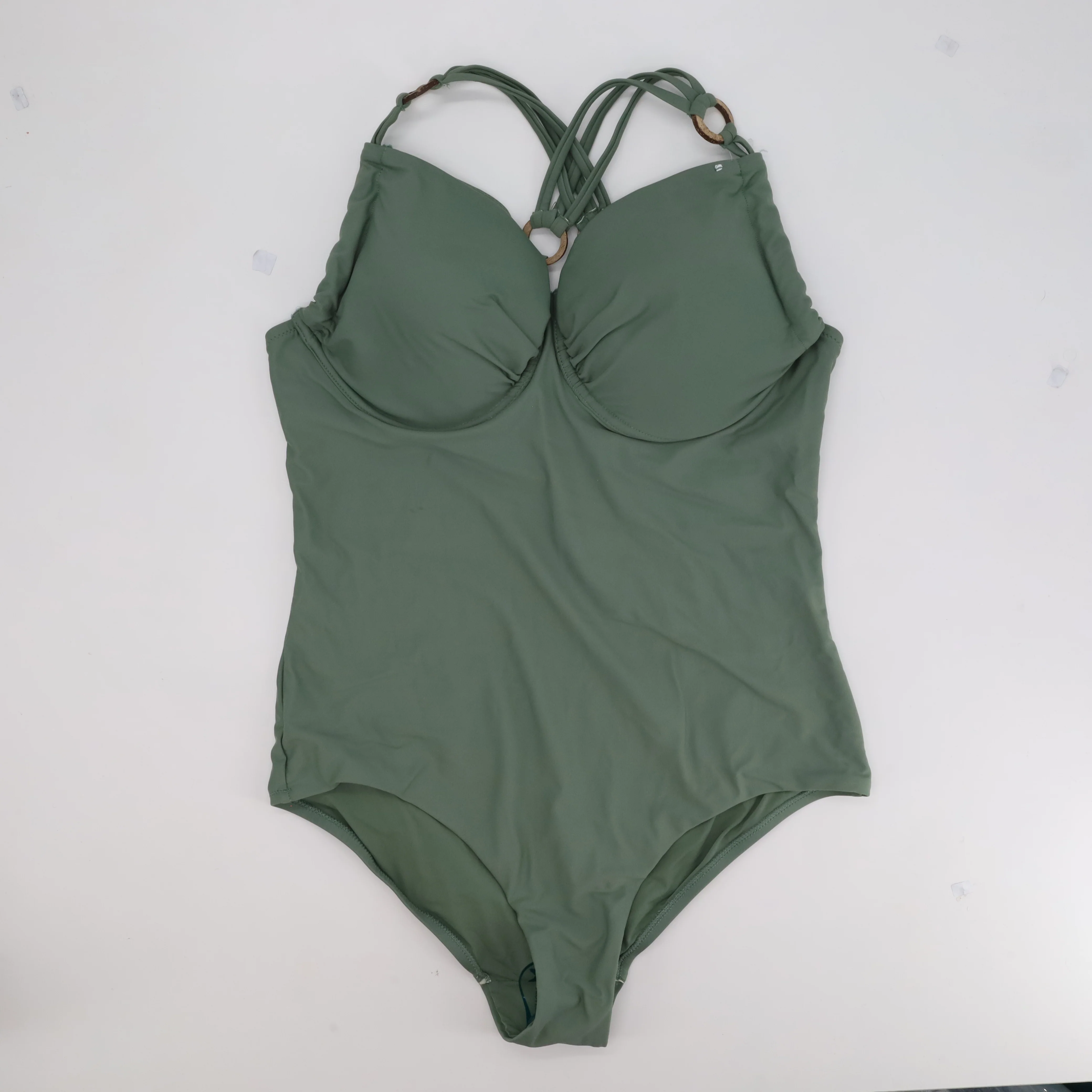 Maillot 1 pièce RougeGorge Vert - Image 2