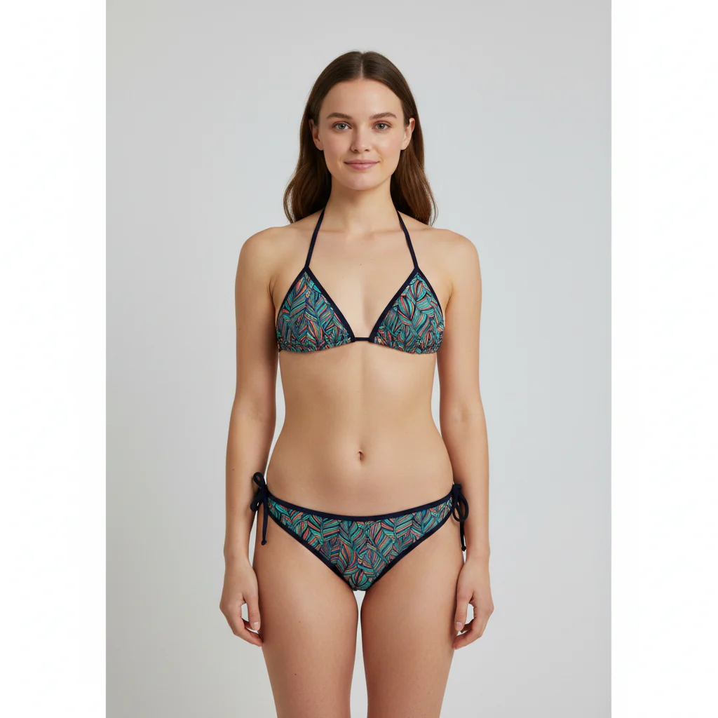 Haut de maillot Bleu