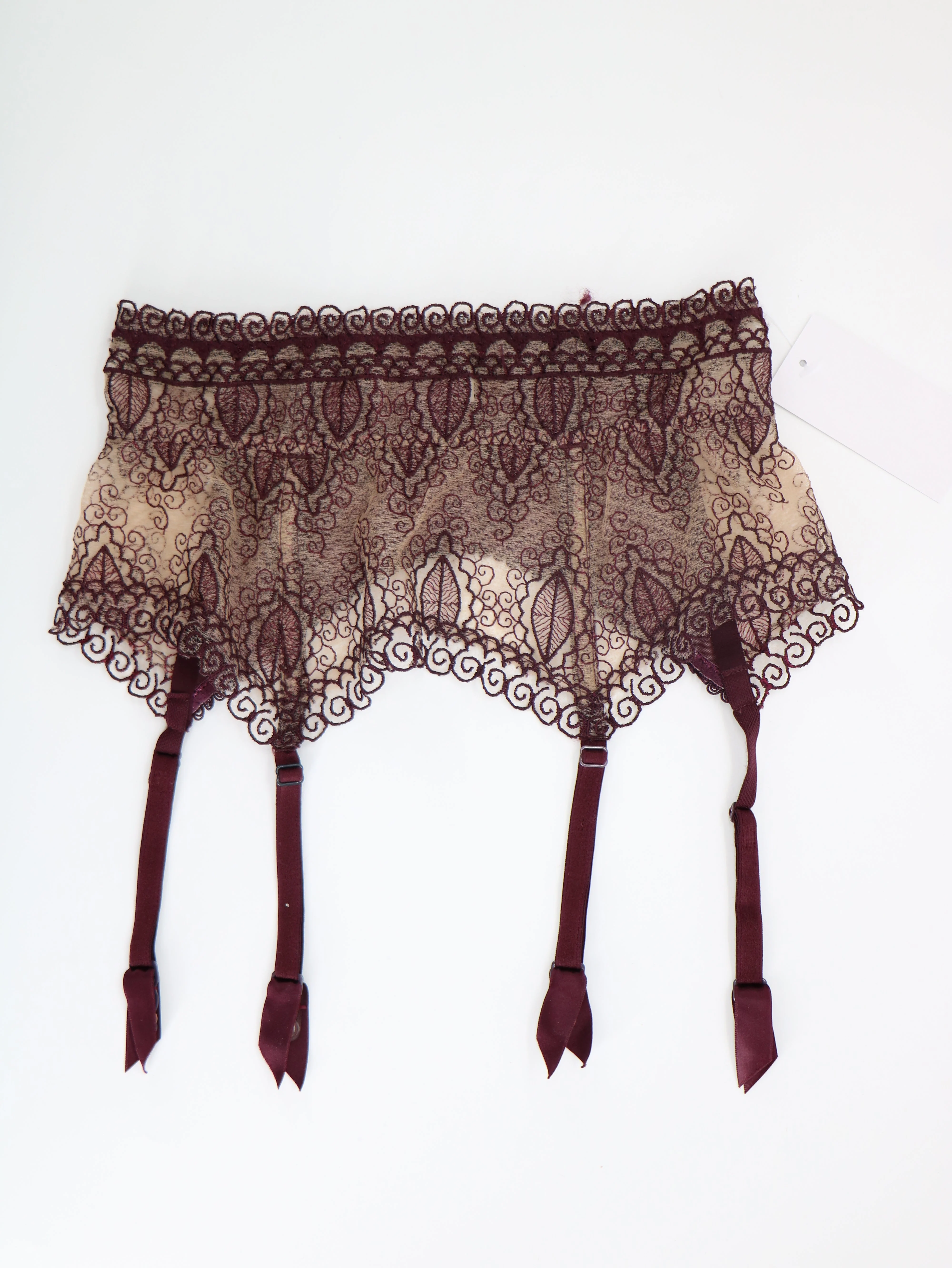 Porte-jarretelles Violet