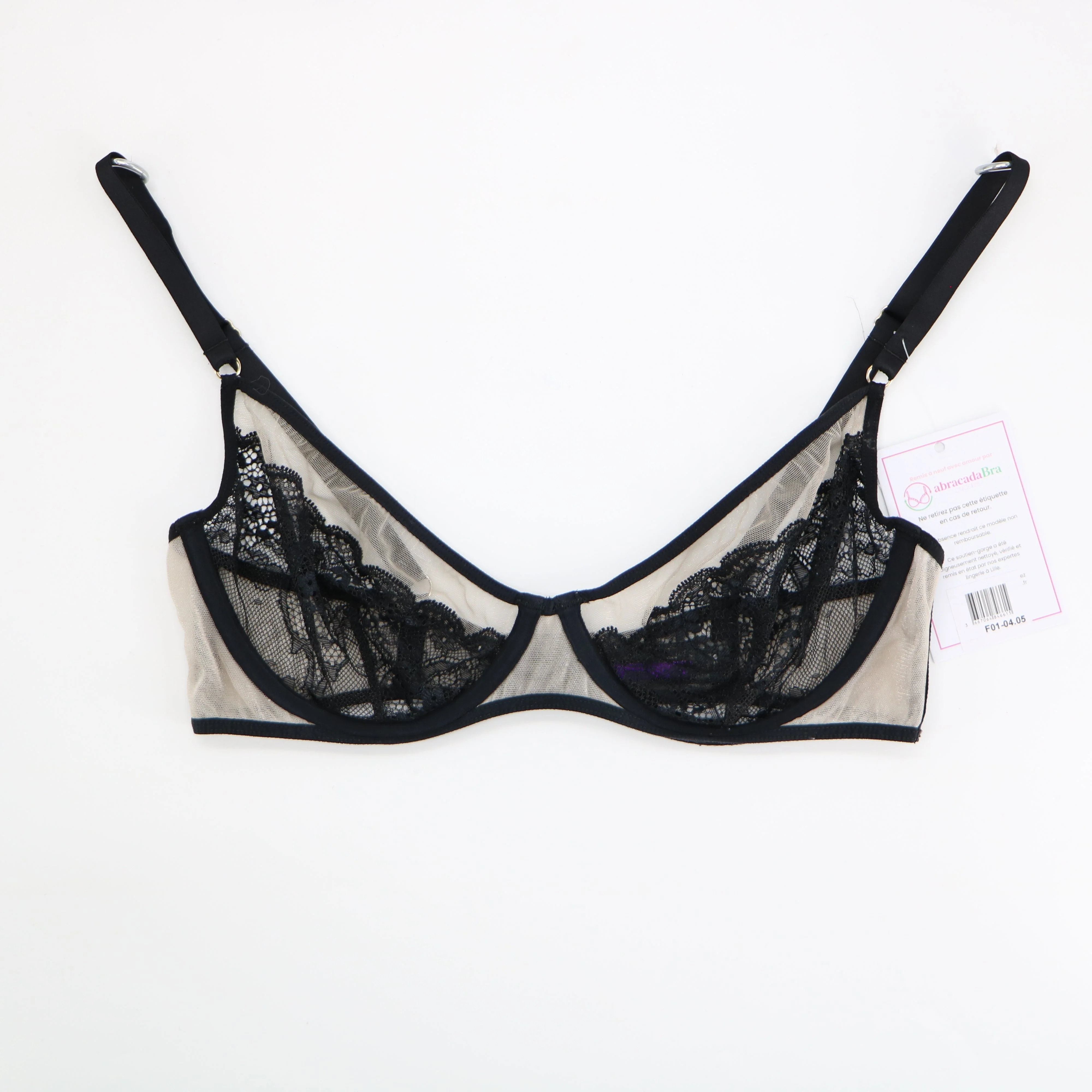 Soutien-gorge Maison Close Noir