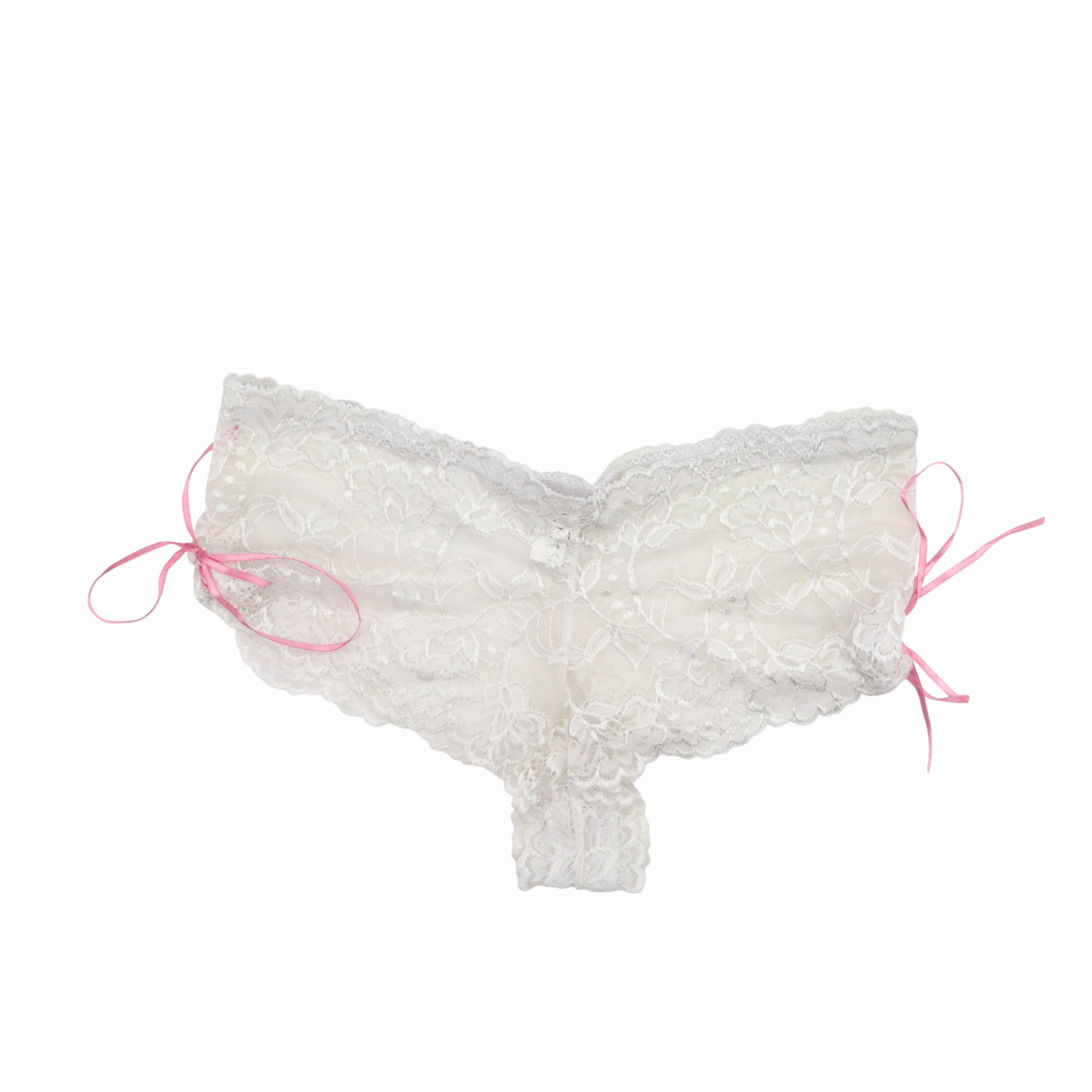 Bas Lady Rose Blanc