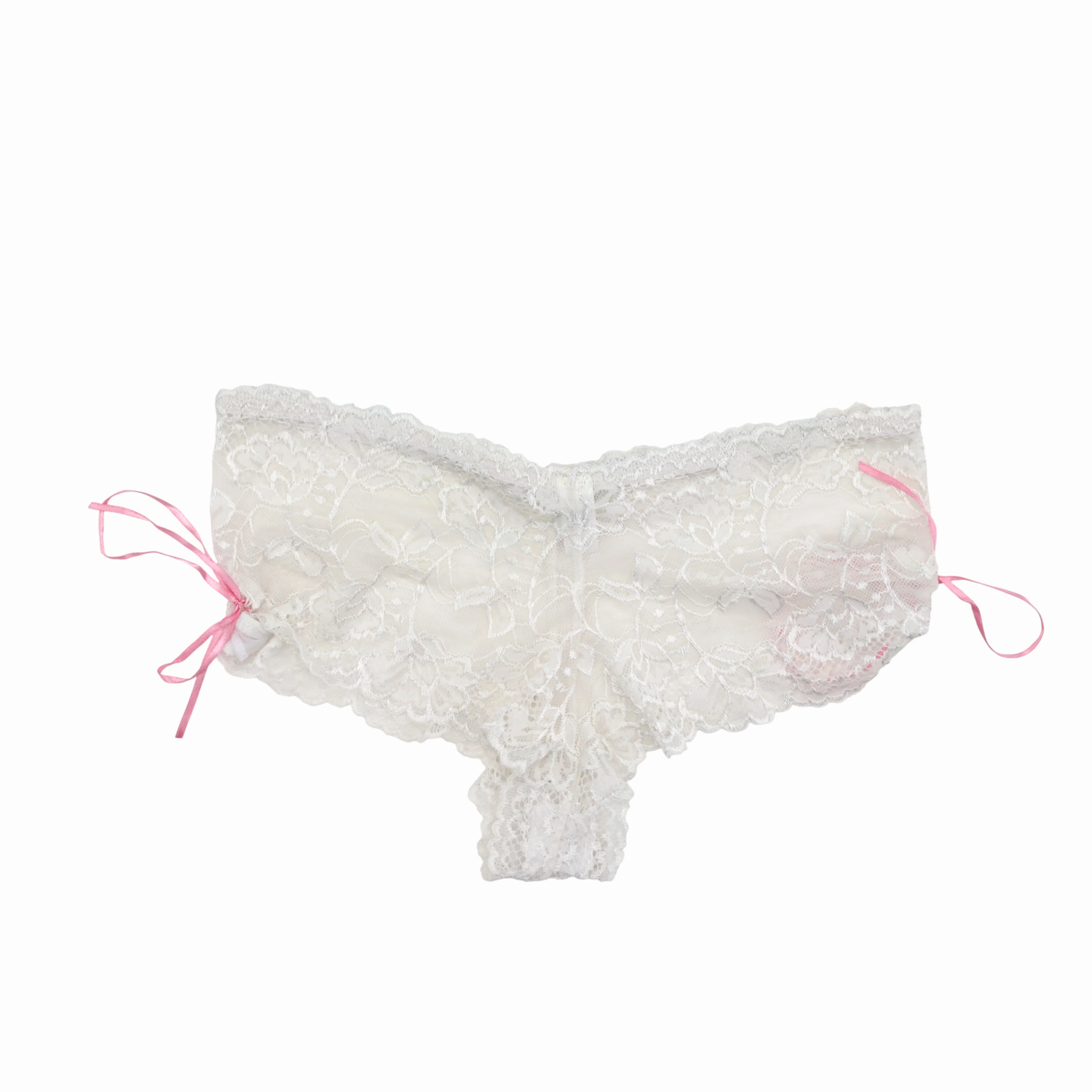 Bas Lady Rose Blanc - Image 2