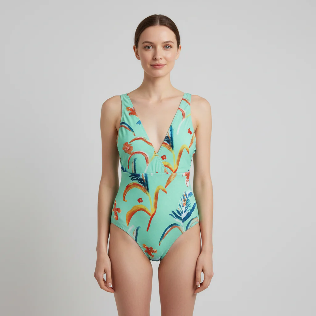 Maillot 1 pièce Ysé Vert