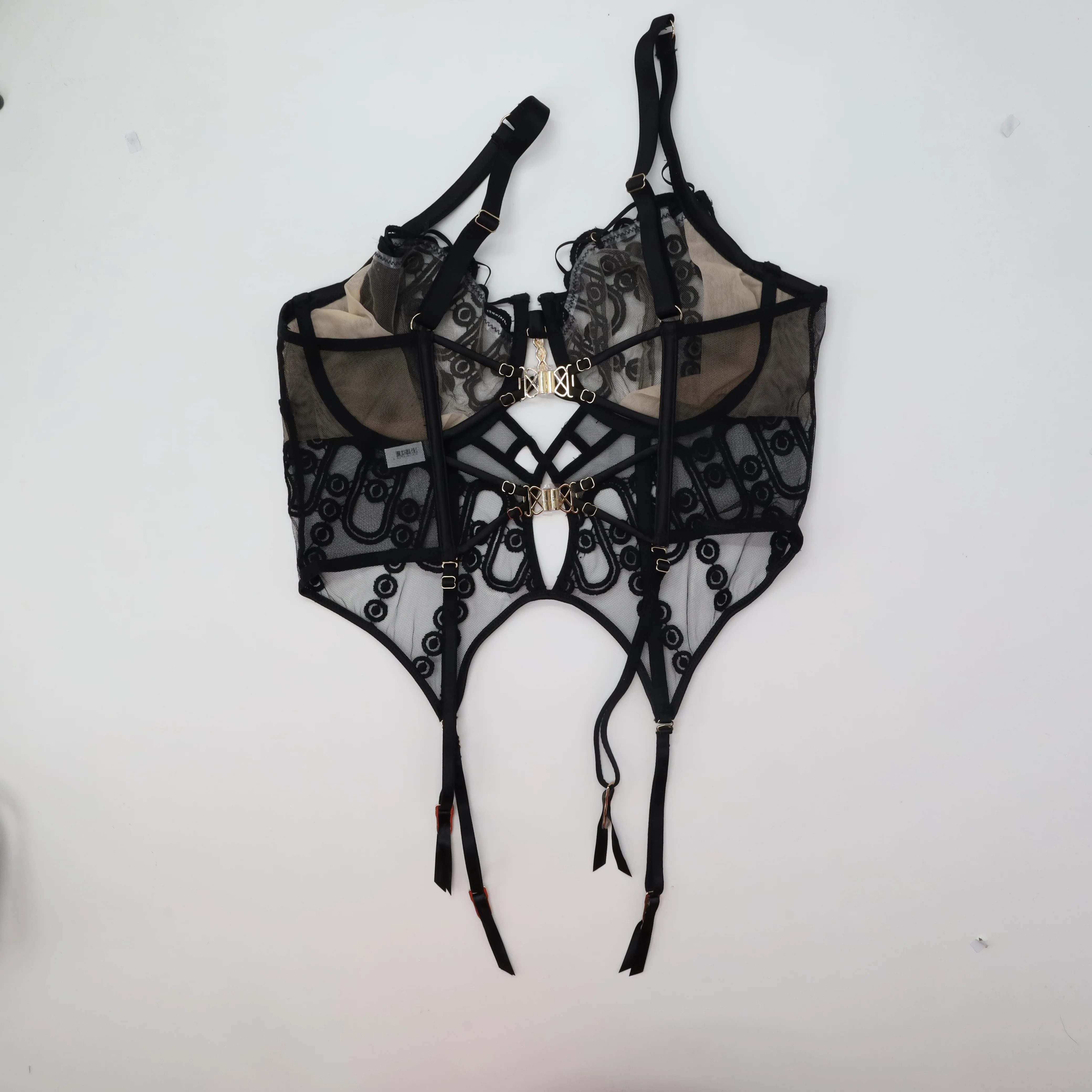 Guêpière Rose Noir - Image 2