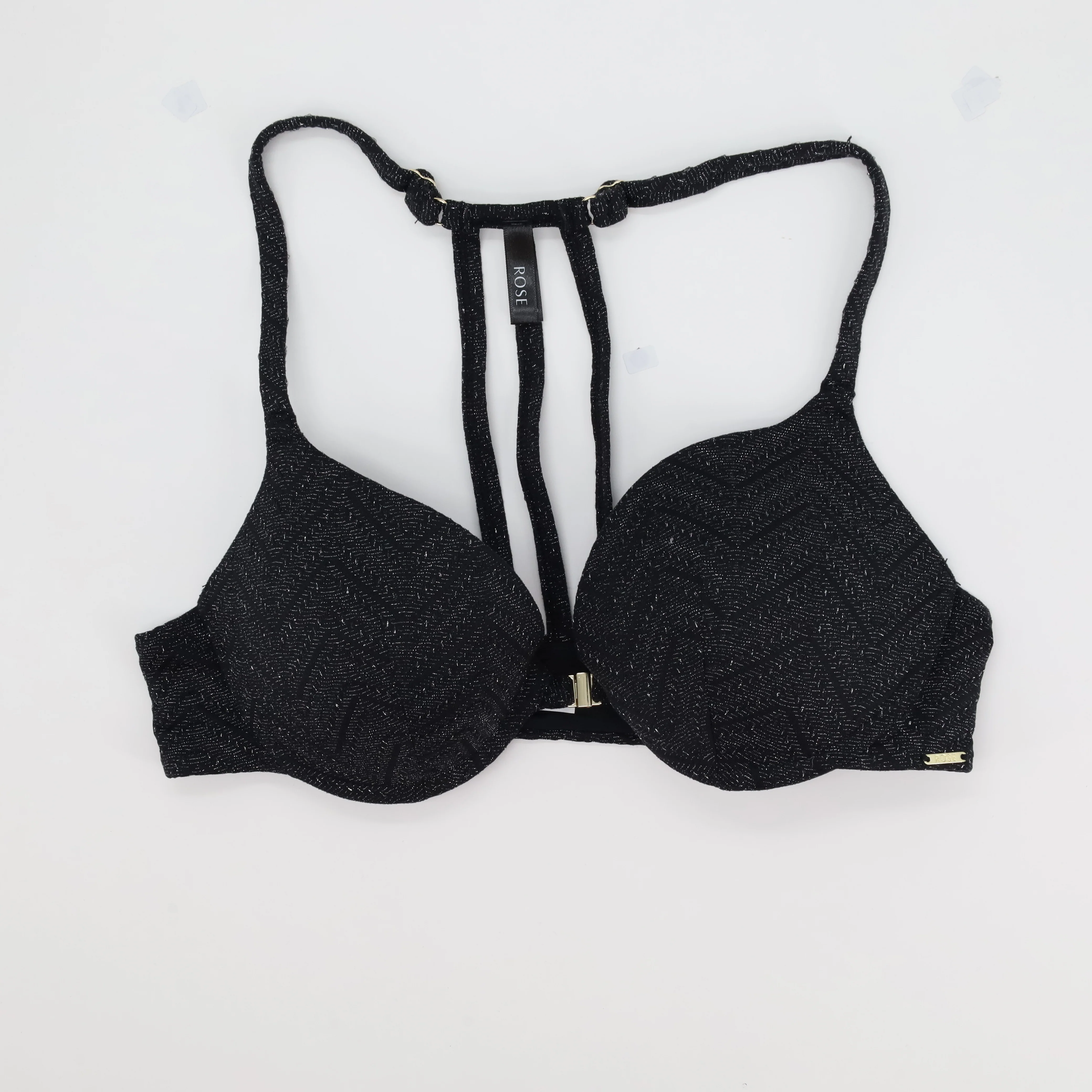 Haut de maillot Rose Noir