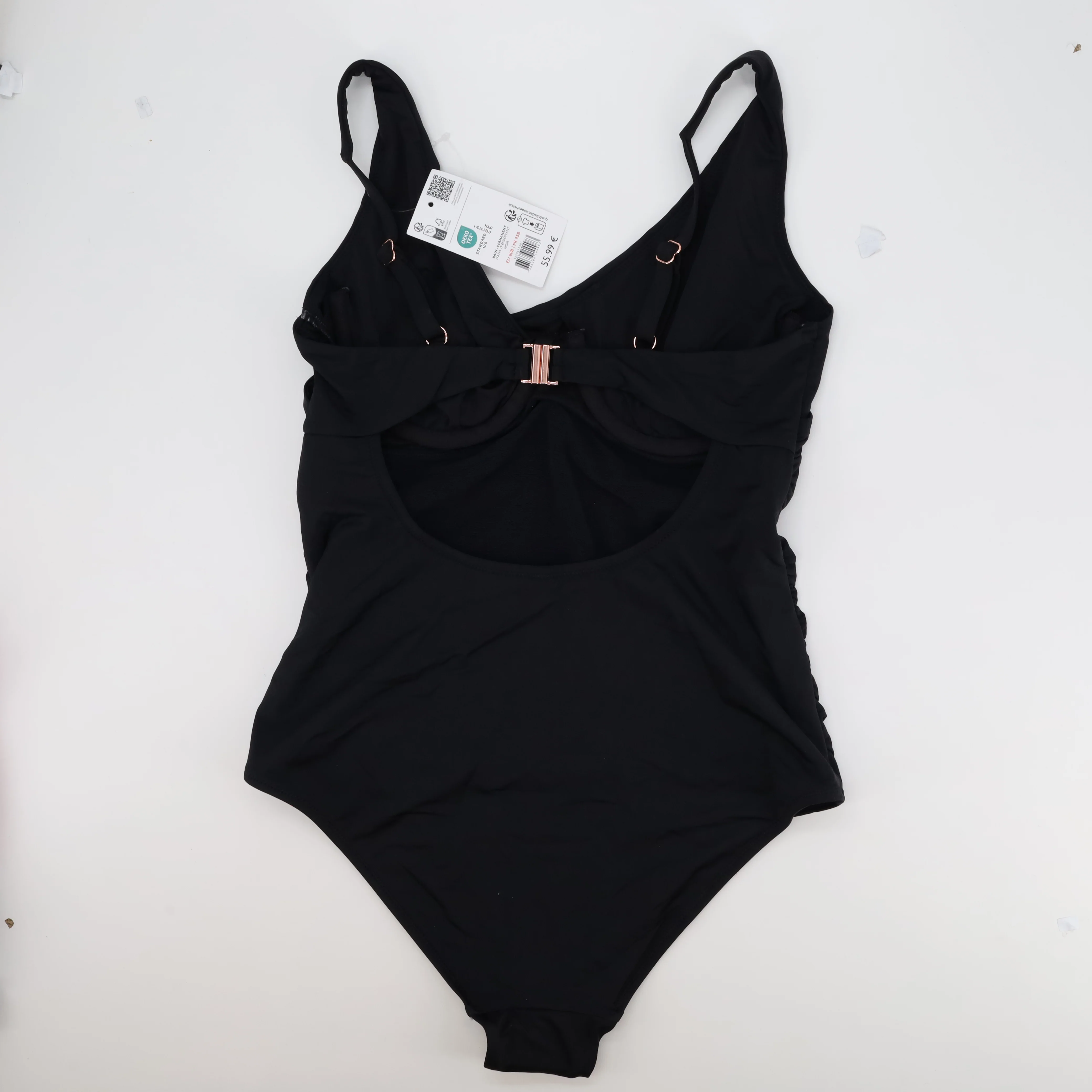 Maillot 1 pièce RougeGorge Noir - Image 3