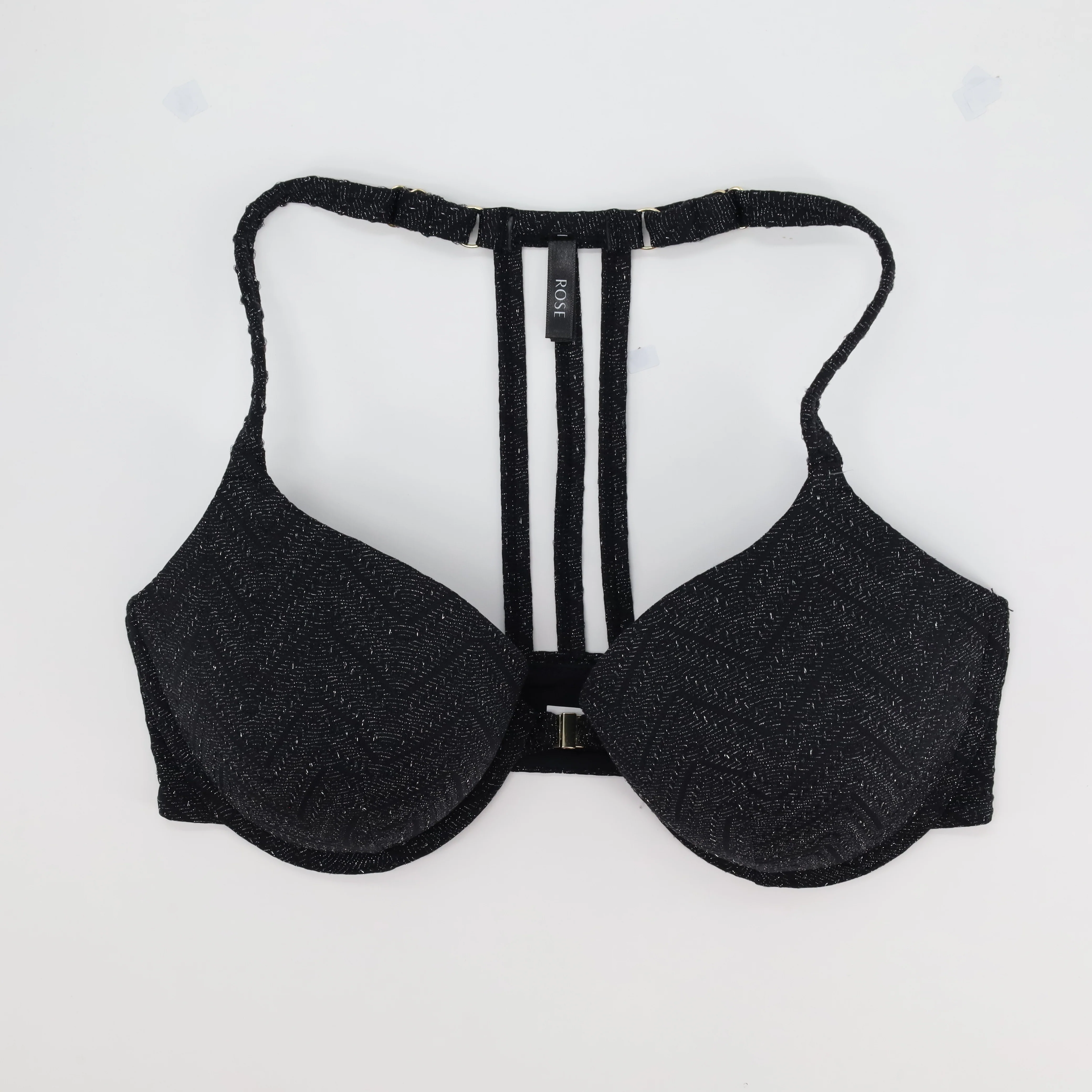 Haut de maillot Rose Noir
