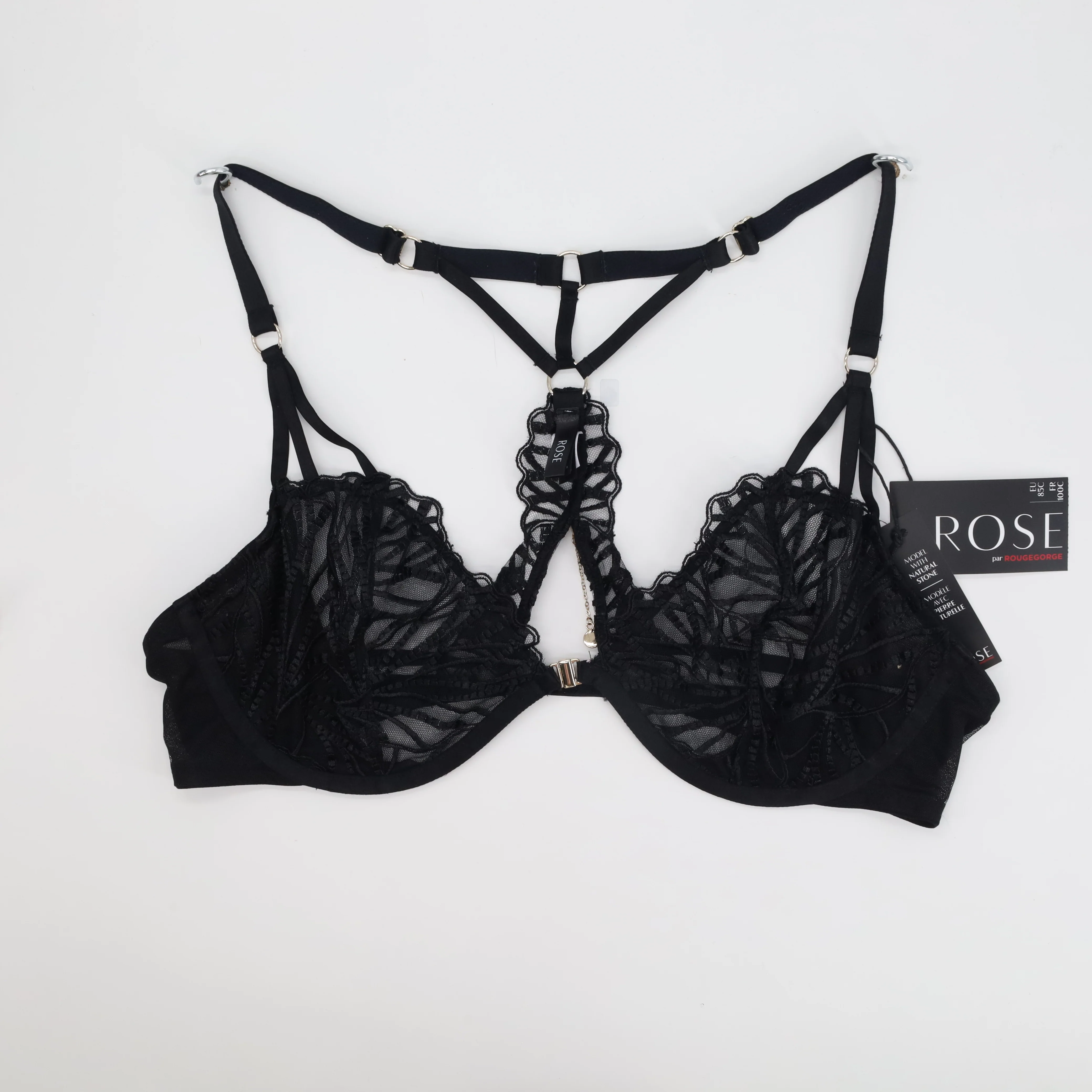 Soutien-gorge Rose Noir - Image 2