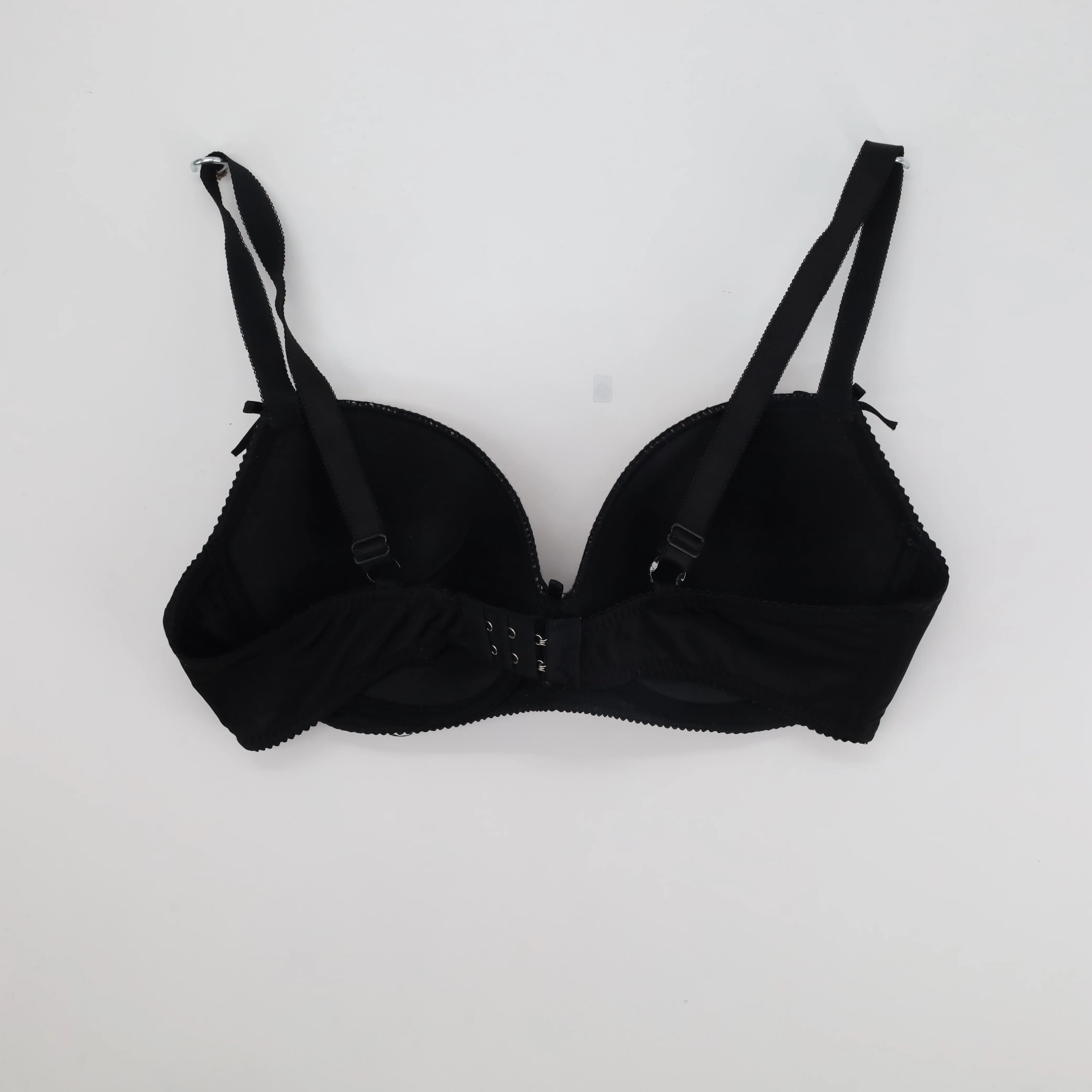 Soutien-gorge Fleur Papillon Noir - Image 2