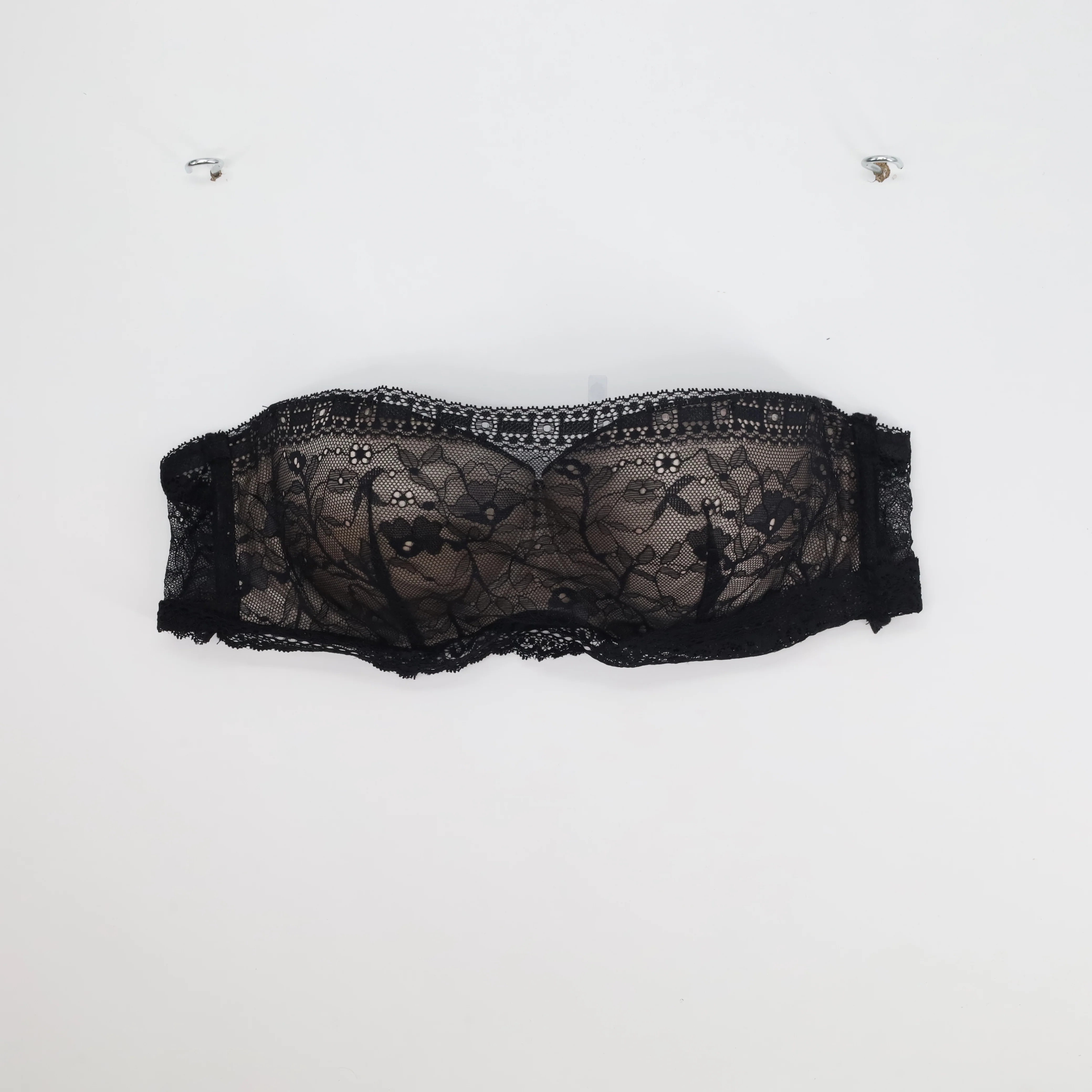 Soutien-gorge Fleur Papillon Noir