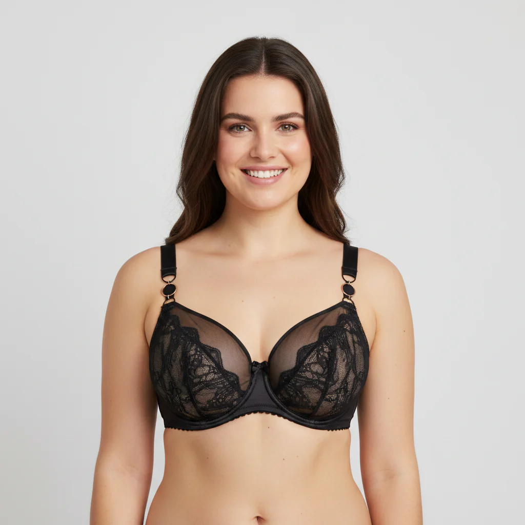 Soutien-gorge Rose Noir