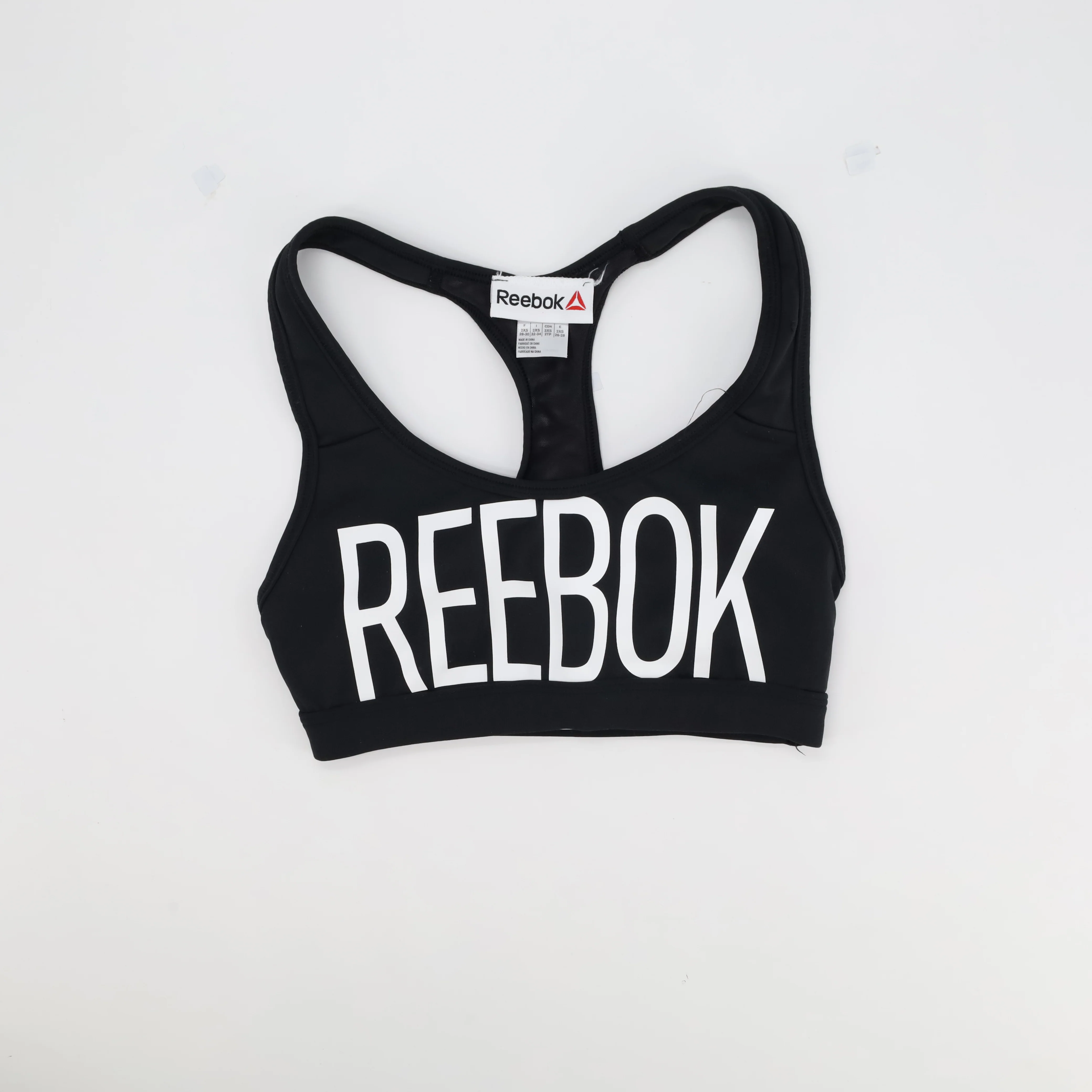 Brassière Reebok Noir - Image 2