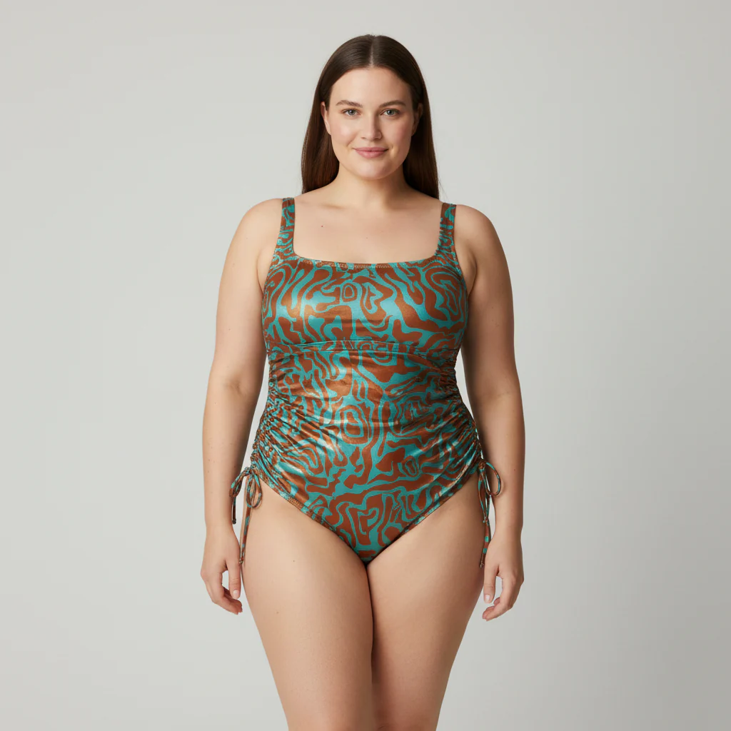 Maillot 1 pièce Mina Storm Marron