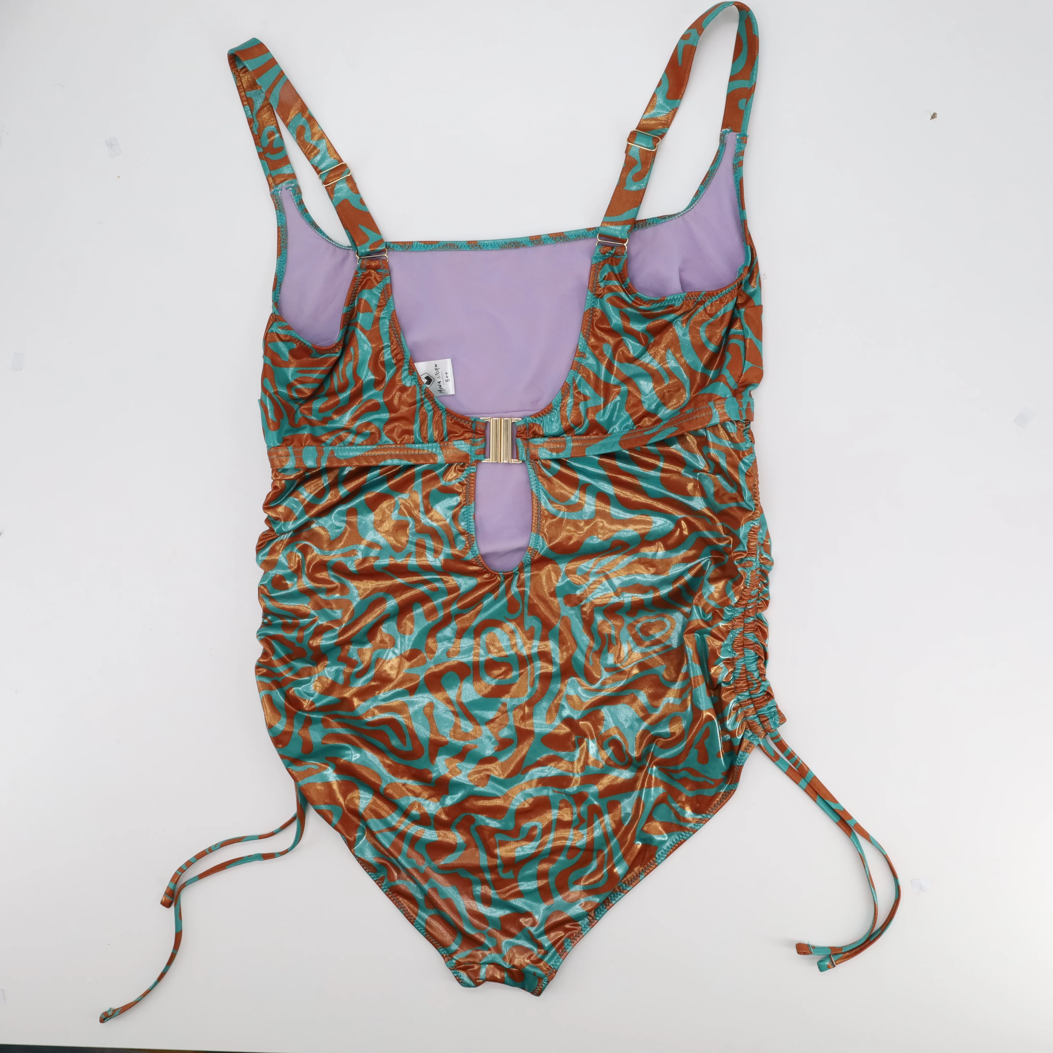 Maillot 1 pièce Mina Storm Marron - Image 3