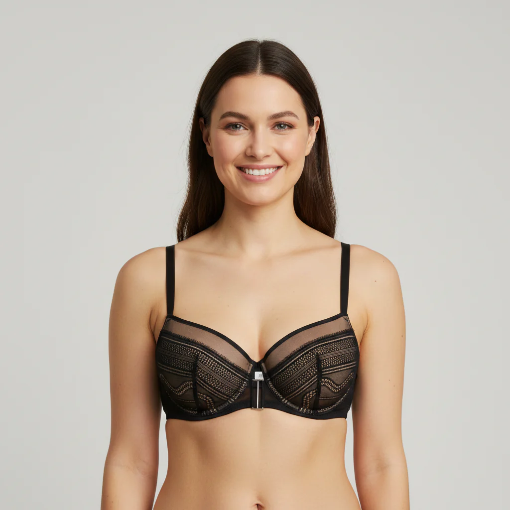 Soutien-gorge Rose Noir