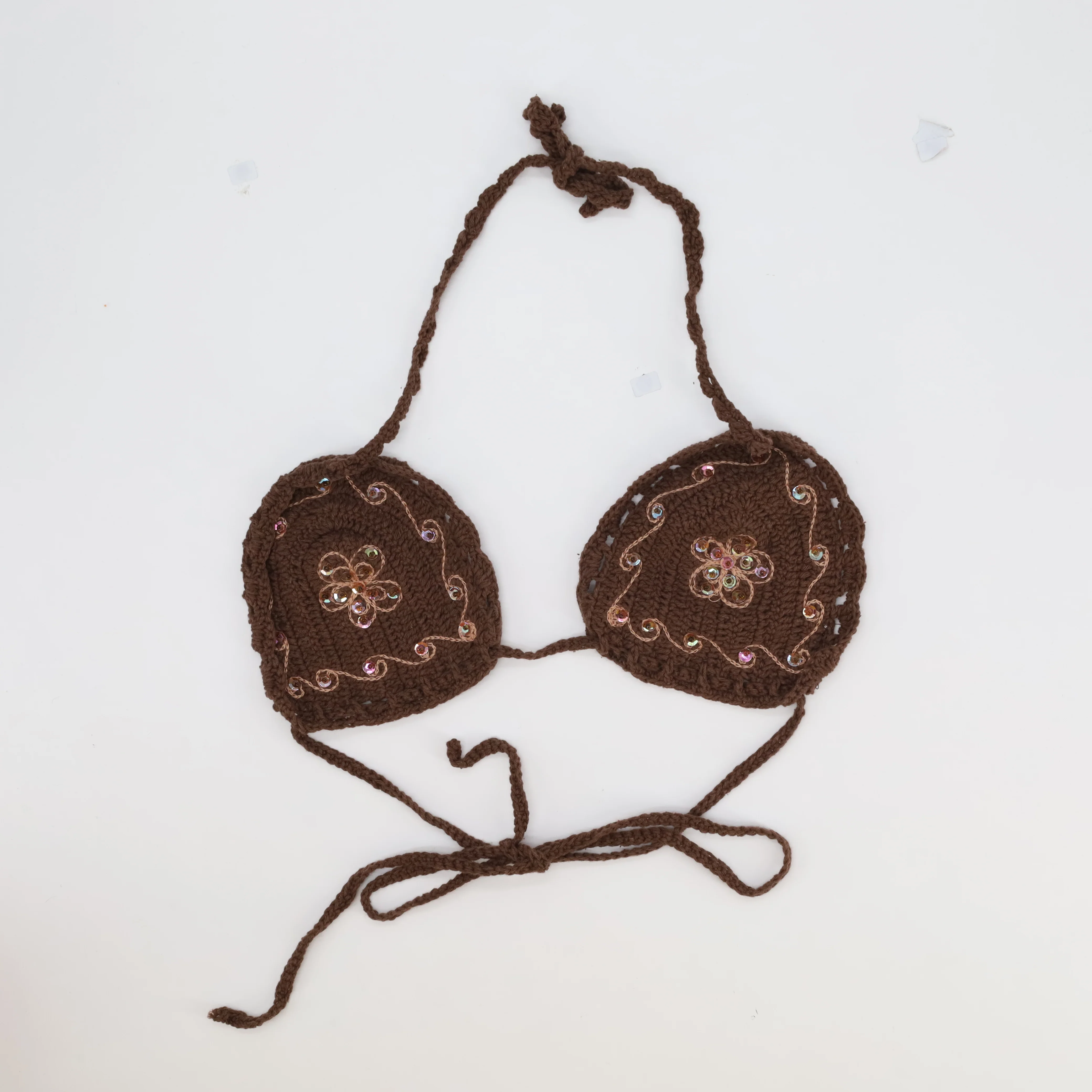 Haut de maillot Palme Marron - Image 2